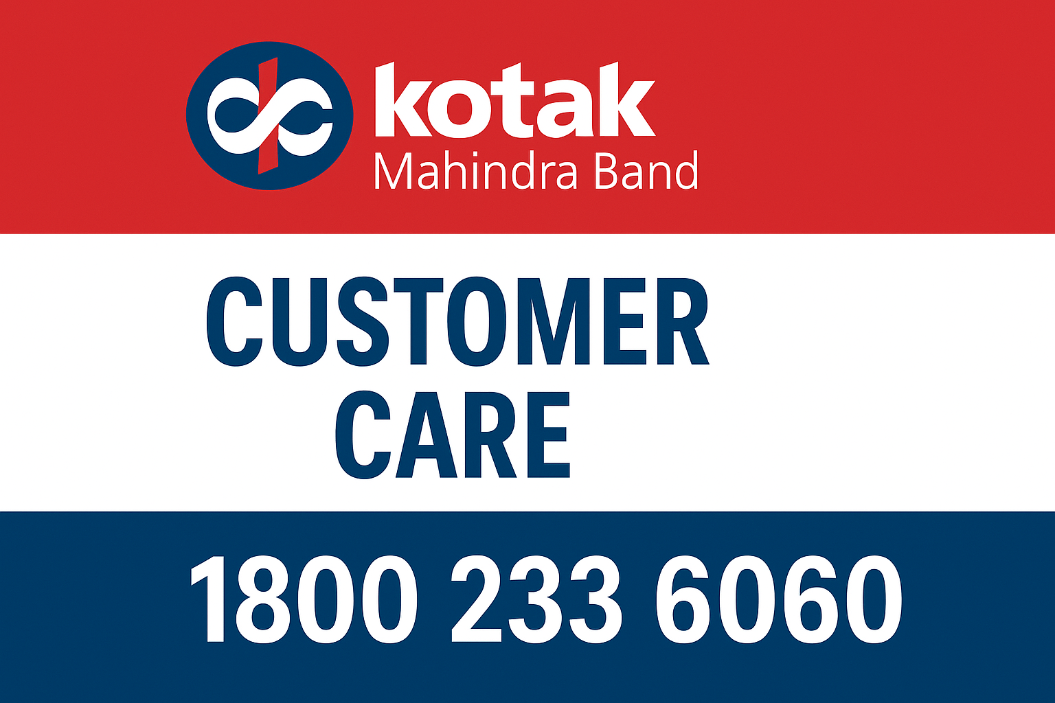 kotak mahindra bank customer care number
